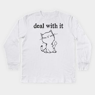 Deal With It Kids Long Sleeve T-Shirt